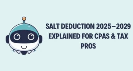 SALT Deduction Explained – 2025–2029 Rules, Cap, Examples & Planning Tips