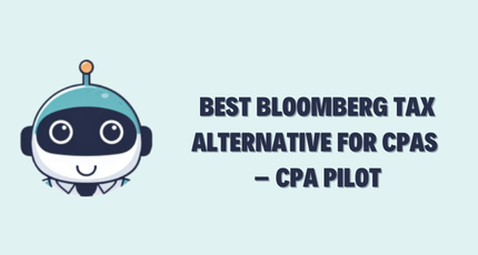 Best Bloomberg Tax Research Alternative for CPAs – CPA Pilot