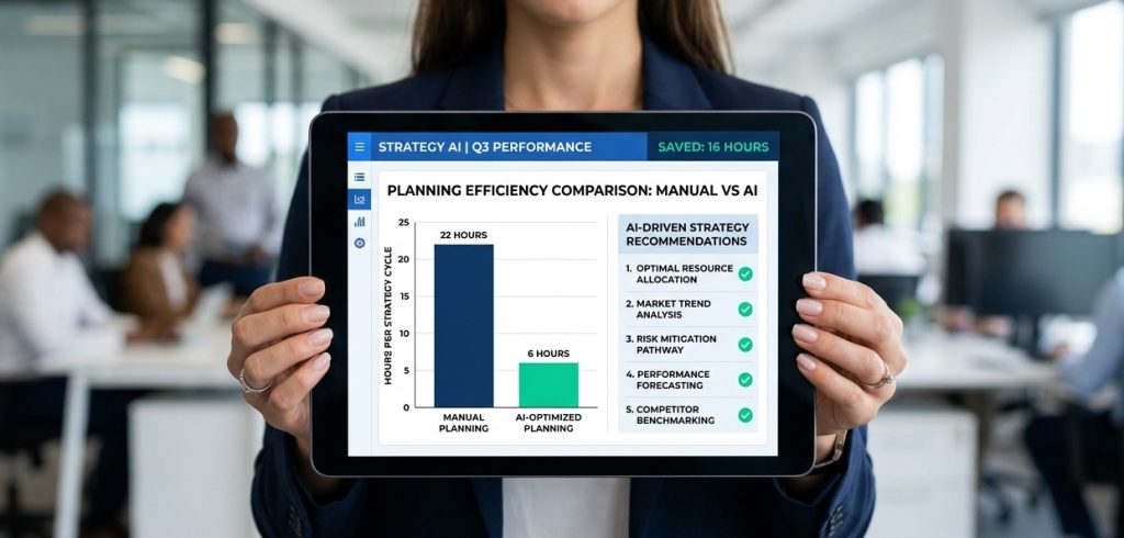 A digital dashboard showing tax scenario analysis and optimization results.